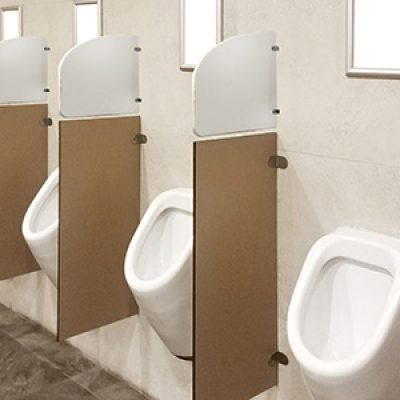 urinals short barrier